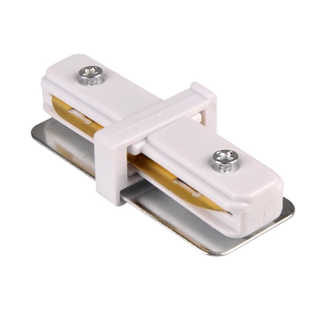 Łącznik Prosty do Szynoprzewodu Szyny 1-Fazowej Biały Sanico Goldlux