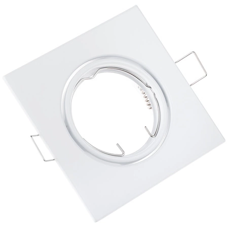 Oprawa HALOGENOWA Podtynkowa Ruchoma Kwadrat PICTOR Biała Blacha MR16 GU10