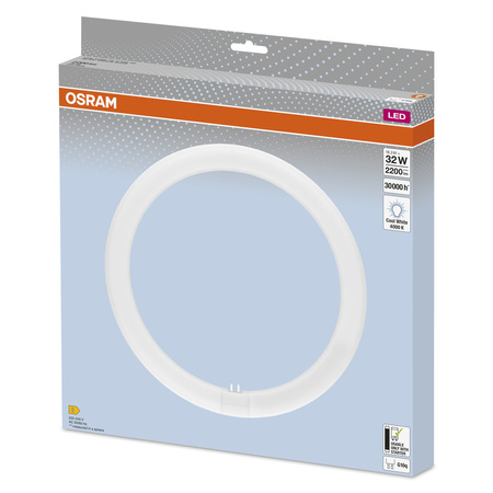 Świetlówka LED T9 Kołowa G10q 18.3W = 32W 2200lm 4000K Neutralna 110° LED TUBE EM Osram
