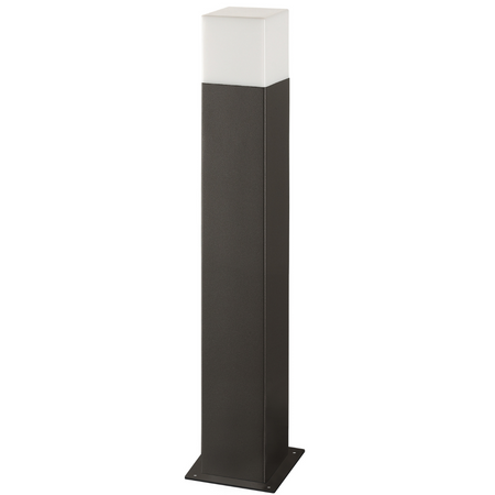 Lampa Ogrodowa LED E27 NEW YORK TUBA Słupek 44cm Grafit - GOLDLUX (Polux)