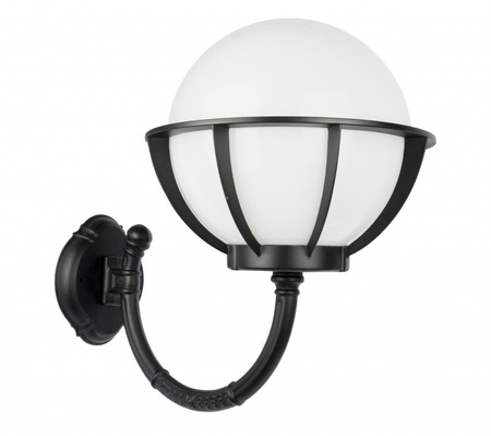 Lampa Ogrodowa Zewnętrzna Elewacyjna KINKIET LED Kule z koszykiem 250 K 3012/1/KPO 250 E27 Su-Ma