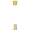 Lampa Wisząca Oprawa E27 Betonowy klosz z żółtym kablem VT-7668 V-TAC