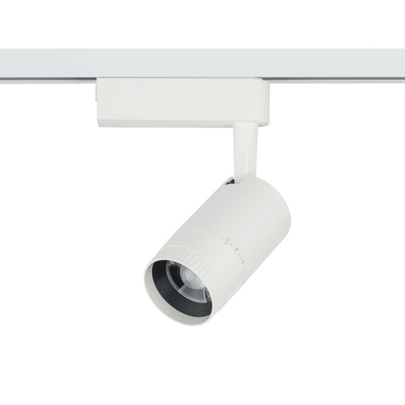 Reflektor Szynowy Lampa do Szynoprzewodów 1-fazowy LED 9W 660lm 4000K Neutralna Biały Nowoczesna PROFILE ZOOM 7624 Nowodvorski
