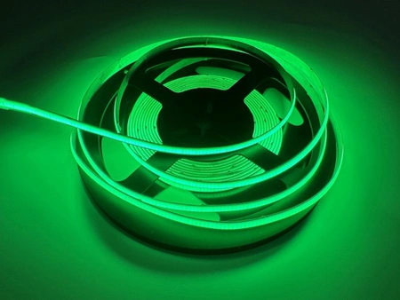 Taśma LED Pasek 12V COB 45W 480LED 2835 Zielona 8mm 5m ECOLIGHT