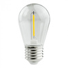 Żarówka LED Edison S14 E27 0.3W 50lm 2700K Ciepła 3V FILAMENT Ecolight