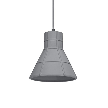 Lampa Sufitowa Wisząca Dekoracyjna E27 Zwis Szary Beton Decor Ledvance