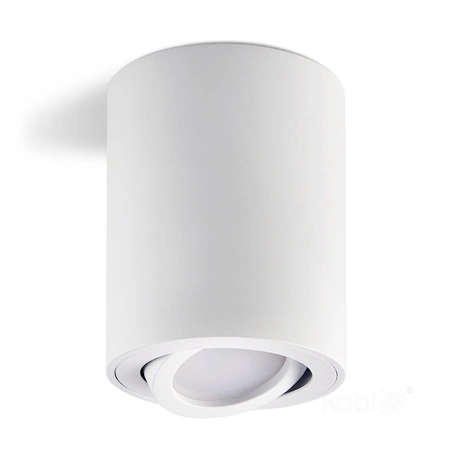 Oprawa Natynkowa Halogenowa Spot Tuba Okrągła GU10 Biała OH36 Kobi