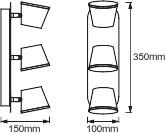 Panel LED Oprawa Podtynkowa Punktowa 20W 1000lm CCT Oczko Spot Biały Air Adjust Ledvance