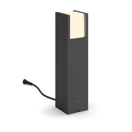 Lampa Ogrodowa Zewnętrzna SŁUPEK 40cm LED 6W 600lm 2700K IP44 Low Voltage 12V Philips