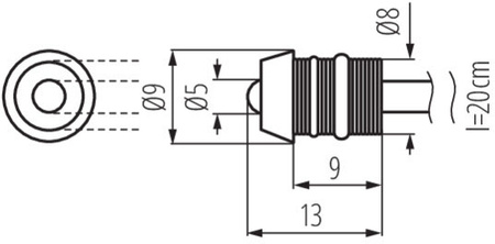 Akcent Świetlny Punktowy LED OYO 5 sztuk 6000-8000K IP68 Kanlux