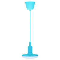 LAMPA wisząca, SUFITOWA KIKI 1xE27 10W BŁĘKIT 3000K GOLDLUX (Polux)