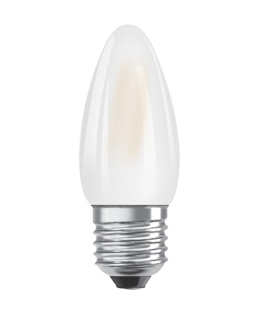 Żarówka LED B35 Świeczka E27 4.8W = 40W 470lm 2700K Ciepła 300° Ściemnialna Retrofit Filament CLASSIC Osram