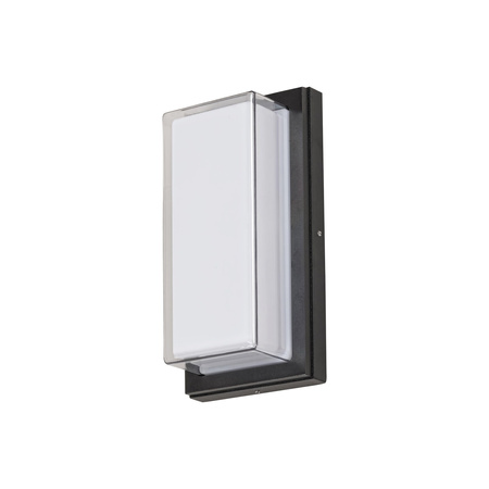 Lampa Ogrodowa Zewnętrzna Kinkiet Elewacyjny 12W 680lm 4000K IP54 Czarny Nowoczesny Andorra Rabalux