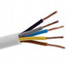 Przewód Kabel OWY H05VV-F 300/500V 5x4mm Biały 1m ELEKTROKABEL