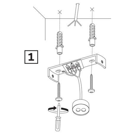 Oprawa Natynkowa GU10 Biała Złota XENO Sanico Goldlux