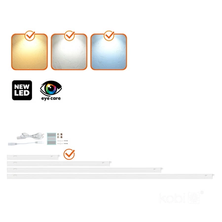 Oprawa Meblowa LED Podszafkowa 4W 400lm CCT Biała Kobi