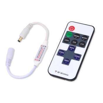 Ściemniacz Do Taśm LED Sterownik Radiowy z Pilotem MINI RF DC 6A