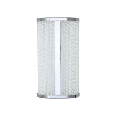 Kinkiet Ścienny Lampa Natynkowa LED 15W 1000lm 4000K Neutralna Chrom Wodoodporna Łazienkowa IP44 Nowoczesna PALMAS LED 10729 Nowodvorski