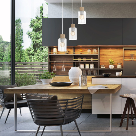 Lampa Wisząca Sufitowa MADERA 3xE27 Milagro