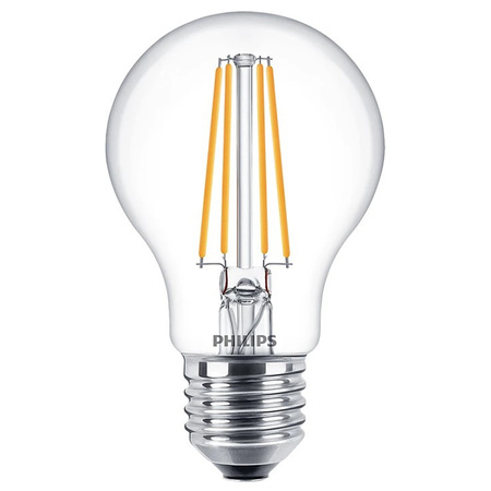 Żarówka LED E27 A60 7W = 60W 806lm 2700K Ciepła Filament PHILIPS