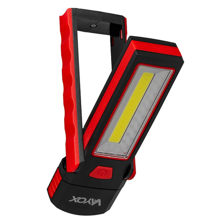 Latarka Na Baterie LED 4xAAA 120lm Warsztatowa Składana Robocza Magnes Hak VA0101 Vayox