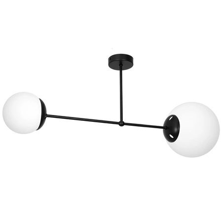 Lampa Sufitowa LIMA Czarna 2xE14 Milagro