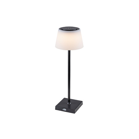 Lampa Stołowa Biurkowa Nocna Dekoracyjna 4W 200lm 3000-5000K CCT Ściemnialna IP44 Czarny Nowoczesny Taena Rabalux