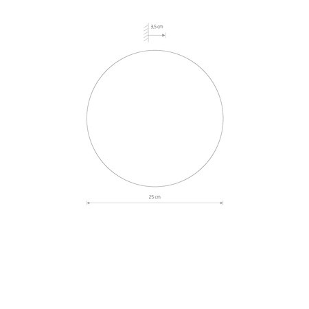 Kinkiet Ścienny Lampa Natynkowa LED 10W 130lm 3000K Ciepła Brązowa Skandynawska RING TIMBER LED M 11290 Nowodvorski