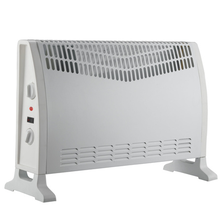 Konwektor Grzejnik Konwektorowy 2000W Turbo Regulowany Termostat Biały Sanico Goldlux