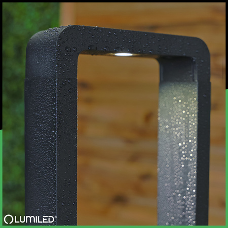 Lampa Ogrodowa Słupek Zewnętrzny Stojący LED 10W ERICA 80cm LUMILED