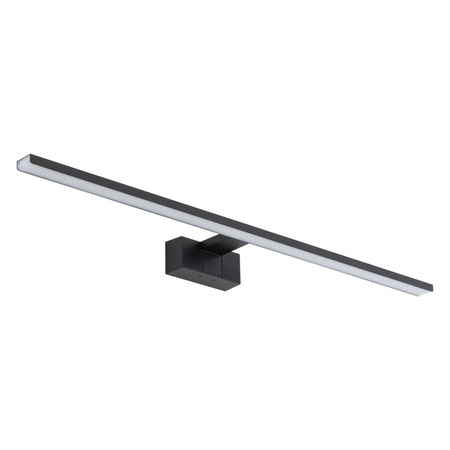 Kinkiet Ścienny Lampa Natynkowa LED 15W 1100lm 4000K Neutralna Czarna Wodoodporna Łazienkowa IP44 Nowoczesna CEZANNE LED L 10678 Nowodvorski