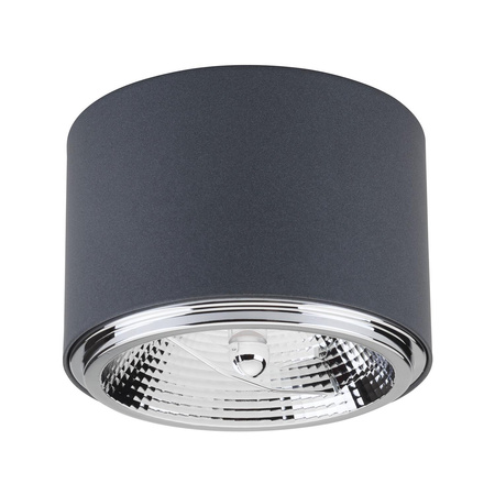 Lampa Sufitowa Oprawa Natynkowa MORIS GRAPHITE Spot Halogenowa Grafitowa Okrągła ES111 GU10 3365 TK Lighting