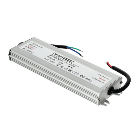 Zasilacz Modułowy Wodoodporny Moduł Zasilający 24V 150W 6,25A IP67 Kobi