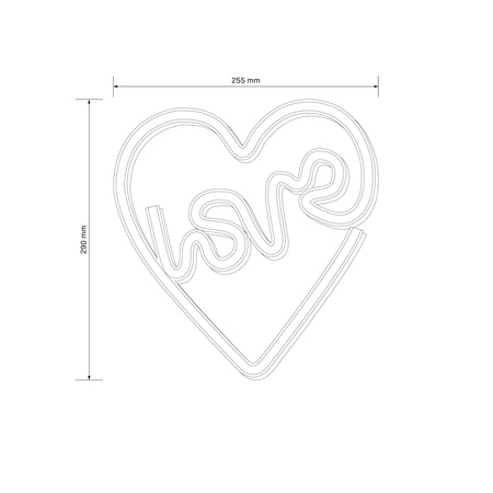 Lampka Dekoracyjna LED Bateryjna 3W Biała Neon Sanico Goldlux