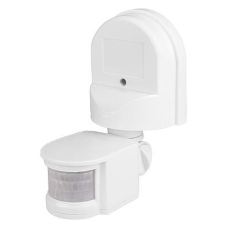 Czujnik Ruchu Zewnętrzny PIR IP44 Biały