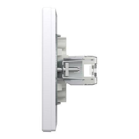 Gniazdo Komputerowe RJ45 kat. 6 UTP z Ramką Biały SCHNEIDER ASFORA