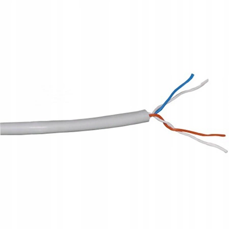 Przewód Kabel YTKSY 2x2x0,5mm Telekomunikacyjny Biały 1m ELEKTROKABEL