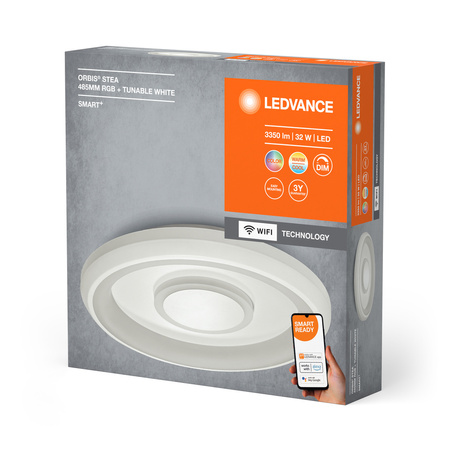 Plafon LED Lampa Sufitowa ORBIS STEA 32W 3350lm RGB CCT 48,5cm SMART+ WIFI LEDVANCE