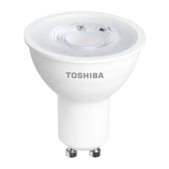 Żarówka LED GU10 5W = 50W 345lm 6500K Zimna Reflektor Punktowy TOSHIBA Ściemnialna