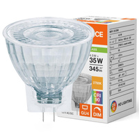 Żarówka LED MR11 GU4 4.5W = 35W 345lm 2700K Ciepła Biała 12V FILAMENT ŚCIEMNIALNA LEDVANCE