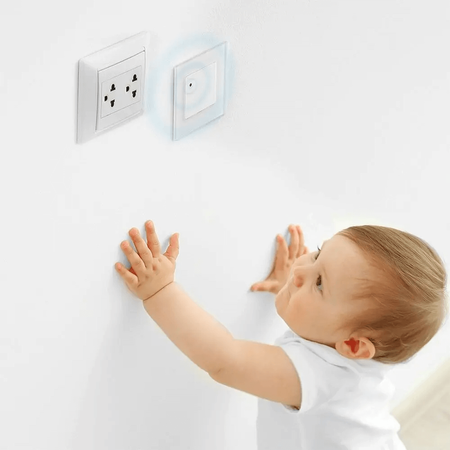 Czujnik Ruchu Mikrofalowy 180° IP20 BIAŁY Dopuszkowy Ścienny Nastawny V-TAC