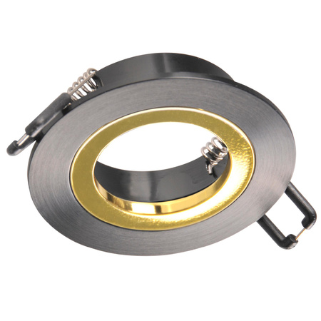 Oprawa Podtynkowa Spot Oczko GU10 Czarna FEBE Sanico Goldlux