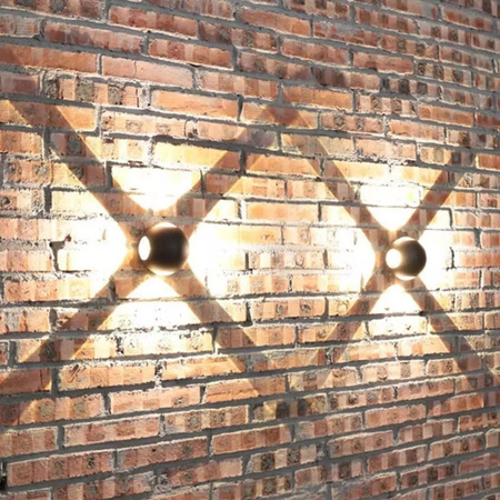 Lampa Ogrodowa Kinkiet Elewacyjny LED ARANEA 4x2W 4000K IP54