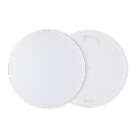 Plafon LED Lampa Sufitowa Łazienkowy Natynkowy 18W 1880lm 4000K Neutralny z Czujnikiem Ruchu Okrągły Biały IP54 Minos Masterled