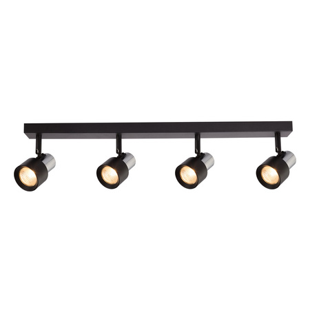 Lampa Sufitowa CINO 4xGU10 Czarny Chrom Milagro