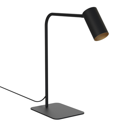 Lampa Stołowa Biurkowa Nocna GU10 Czarna Nowoczesna MONO 7716 Nowodvorski