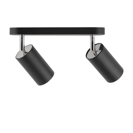 Lampa Sufitowa Oprawa Natynkowa Reflektor Punktowa 2x GU10 Czarna Nowoczesna EYE SPOT 6020 Nowodvorski