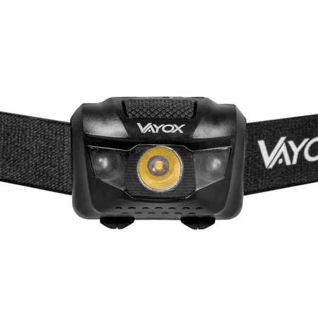 Latarka Akumulatorowa Czołowa 100lm LED + 2x LED VA0178 VAYOX