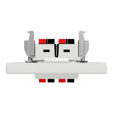 Gniazdo Głośnikowe Podwójne Podtynkowe Białe SCHNEIDER ASFORA