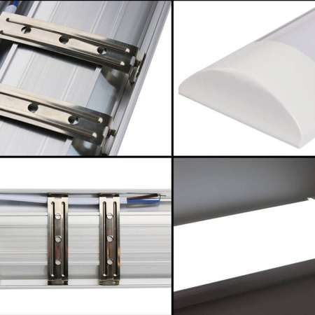 Lampa LED Panel Oprawa Natynkowa Belka 30cm 9W 6500K Zimna Barwa